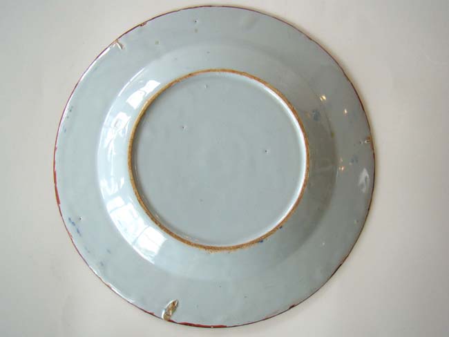 A mid 18th century Dutch Delft  8 1/2" plate — image 2